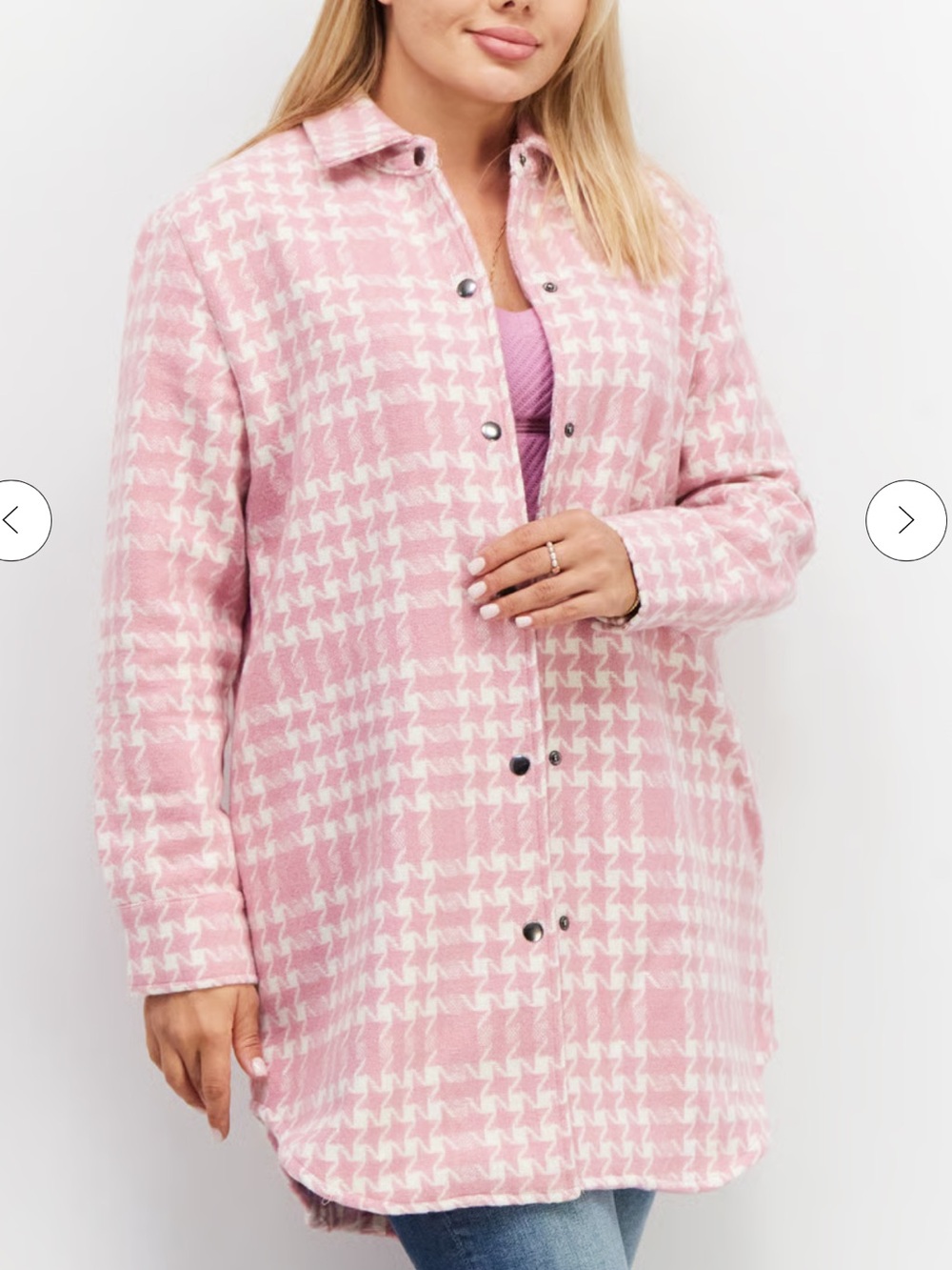 Bb Dakota by Steve Madden Pink Shacket